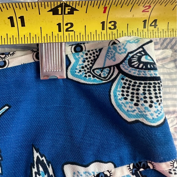 Anthropologie Maeve Alyssa MIDI Blue Floral Skirt 8 - Picture 16 of 16